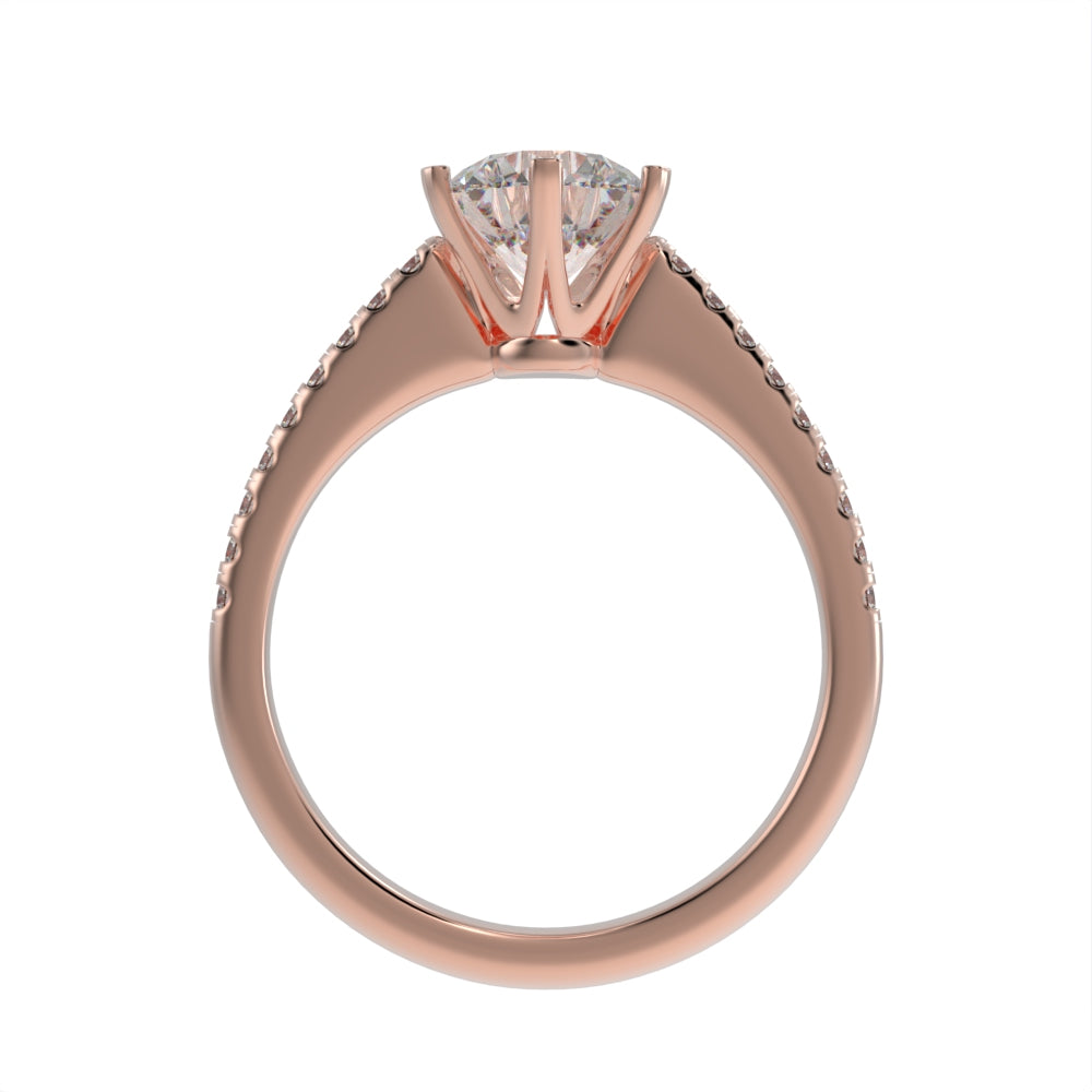 Majestic brilliant pave ring