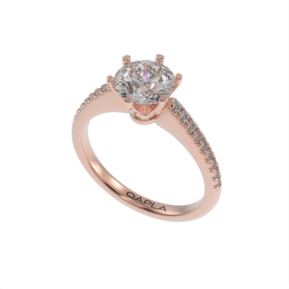 Majestic brilliant pave ring
