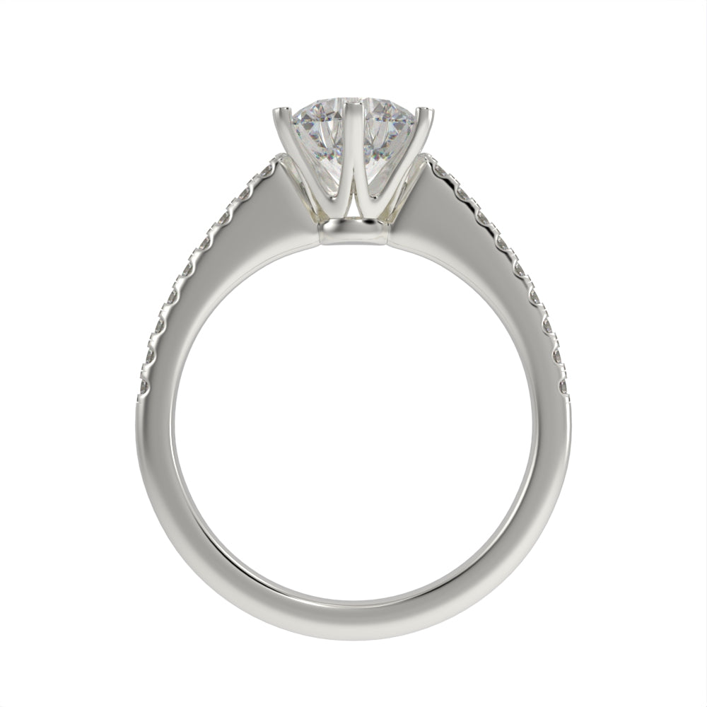 Majestic brilliant pave ring