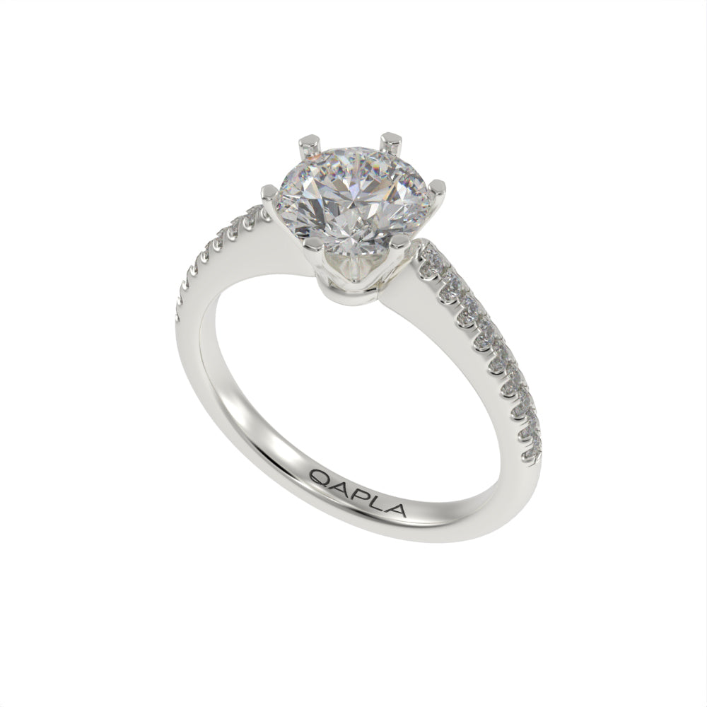 Majestic brilliant pave ring