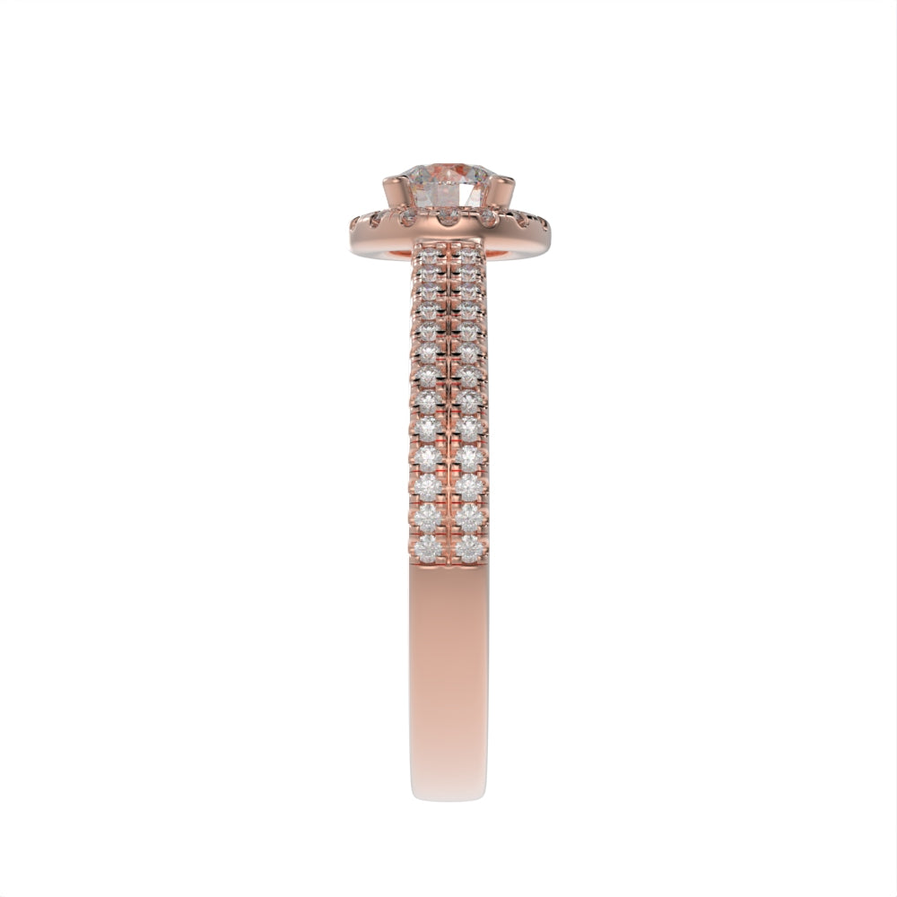 Dazzling Brilliance halo ring