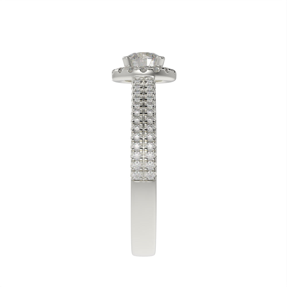 Dazzling Brilliance halo ring