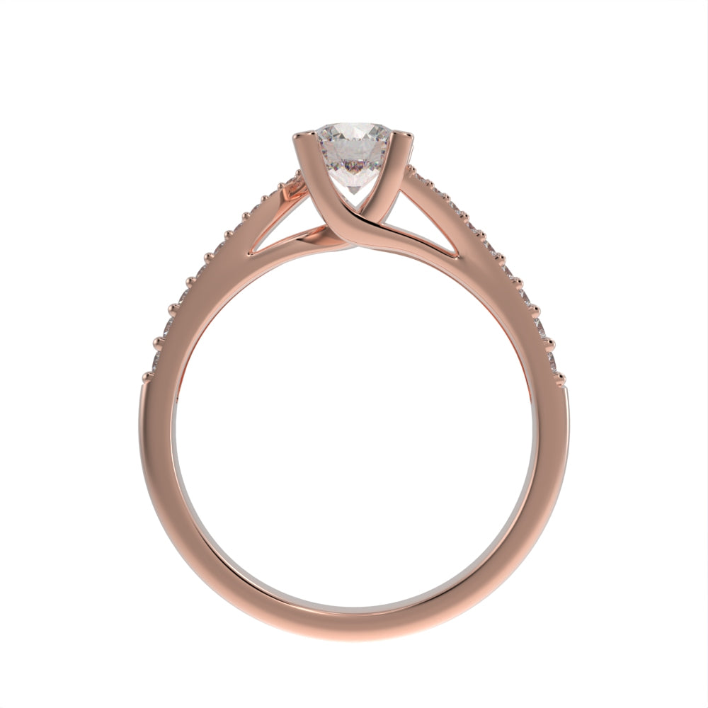 Luxe brilliant wave unique ring