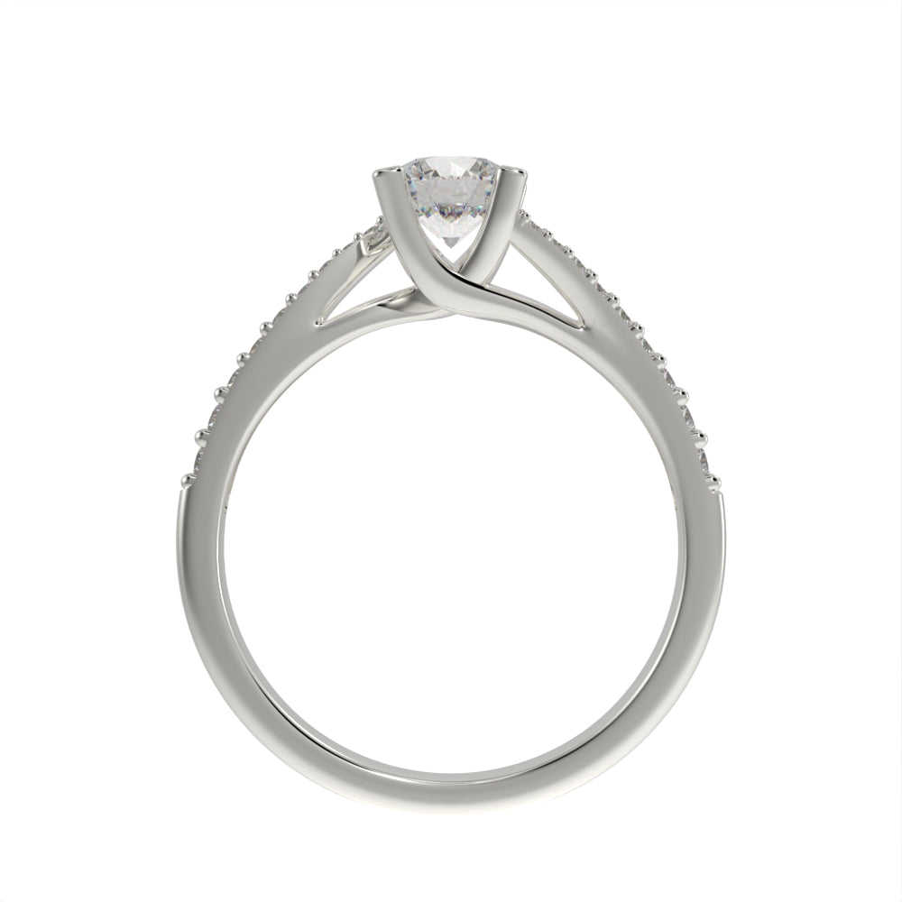 Luxe brilliant wave unique ring