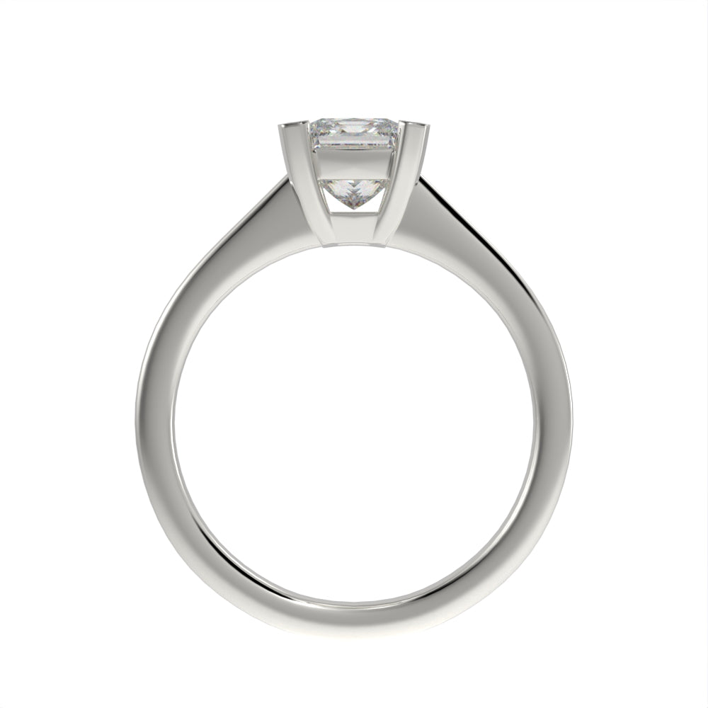 Princess elegance solitaire ring