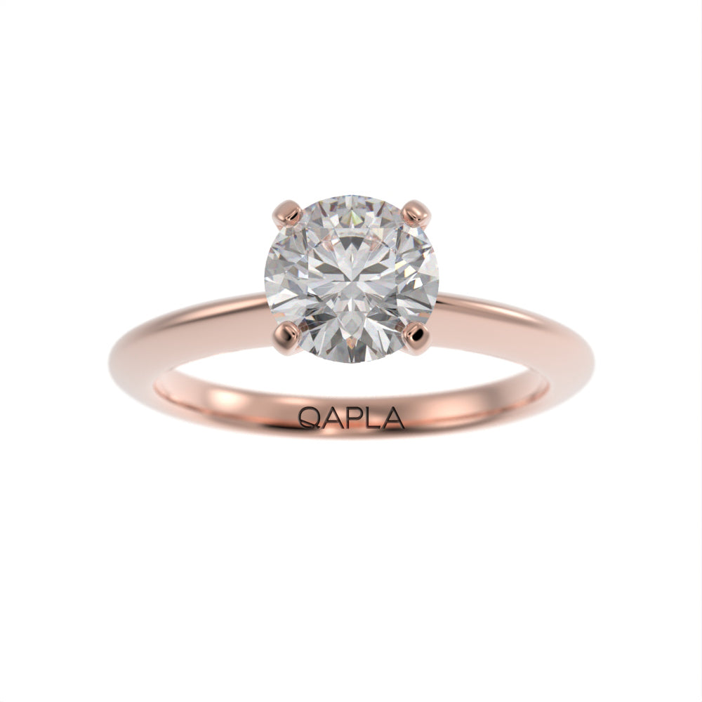 Unique brilliance solitaire ring