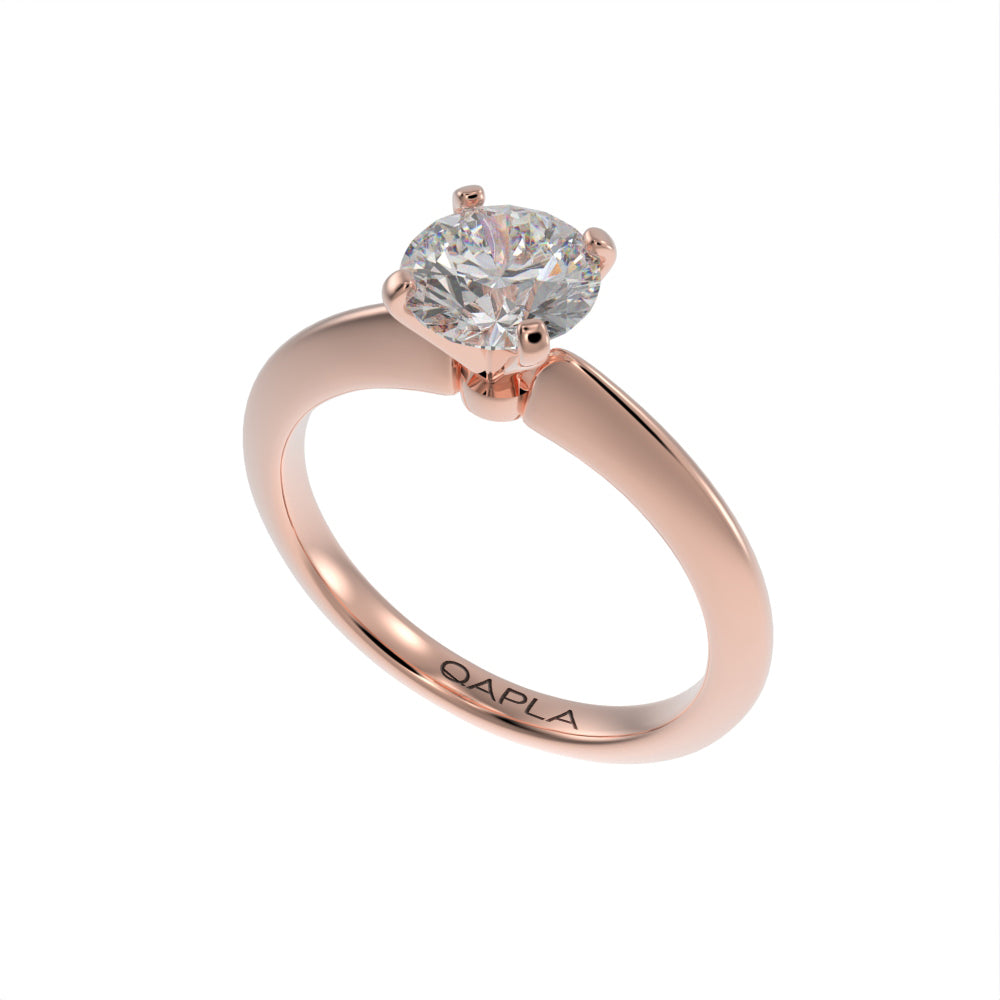 Unique brilliance solitaire ring