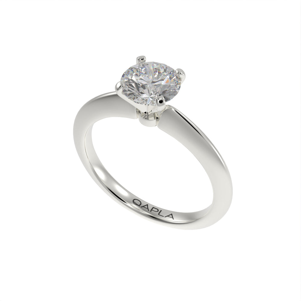 Unique brilliance solitaire ring