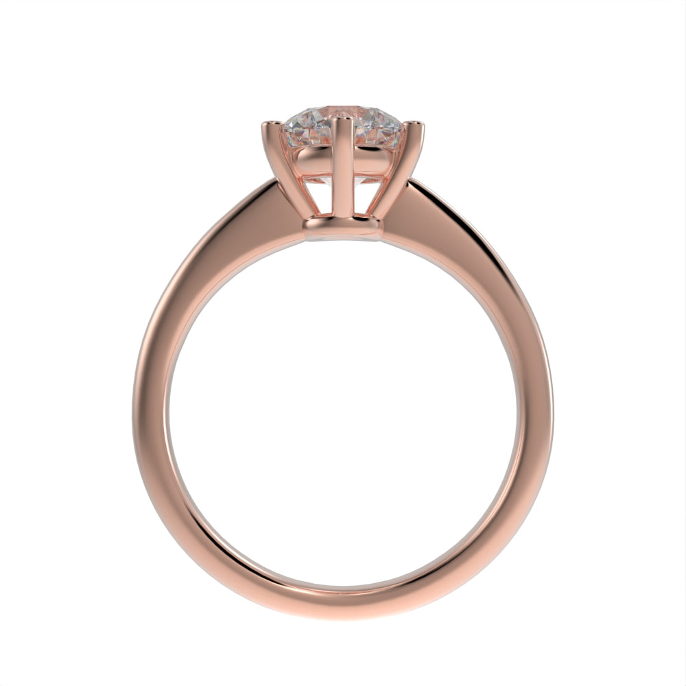 Dazzling brilliant solitaire ring