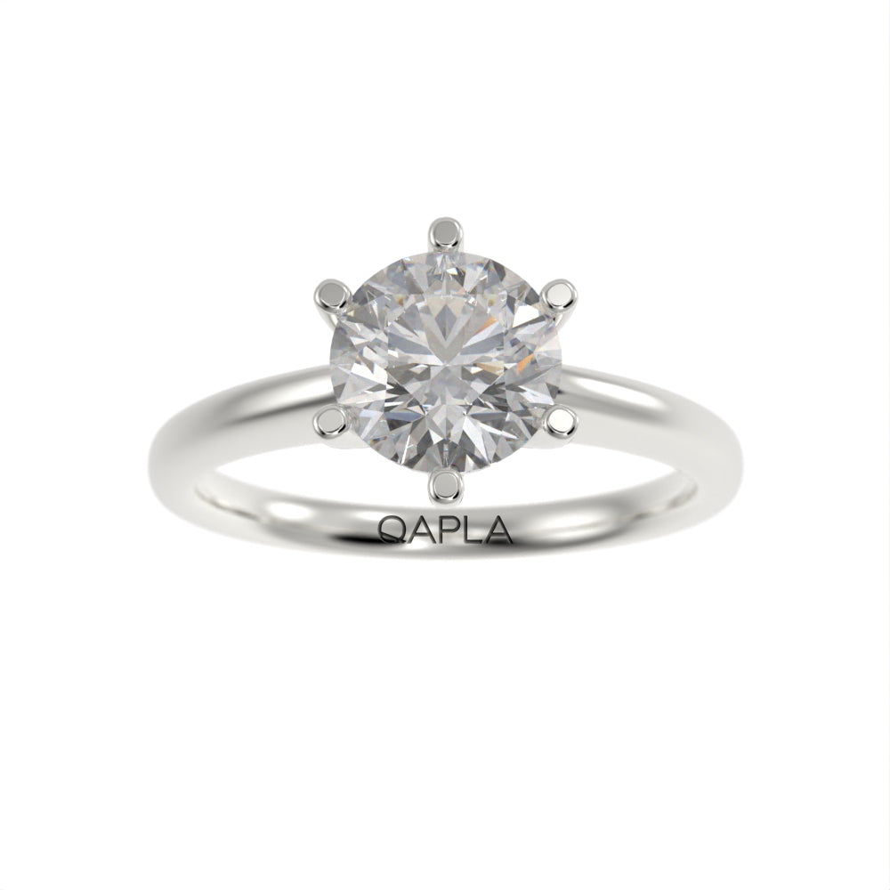 Dazzling brilliant solitaire ring