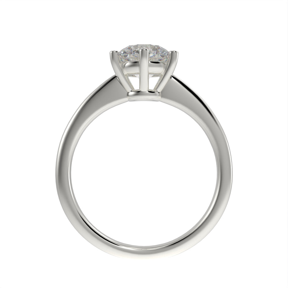 Dazzling brilliant solitaire ring