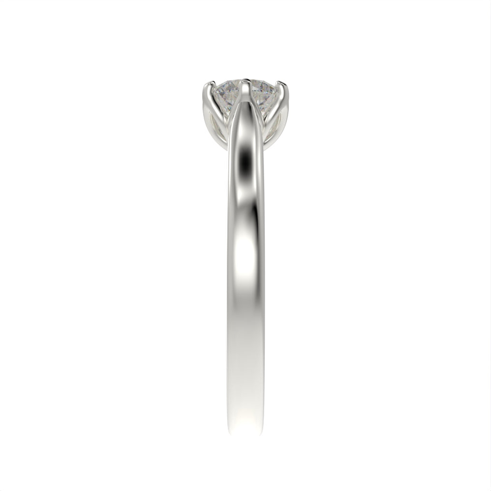 Blooming brilliance solitaire ring