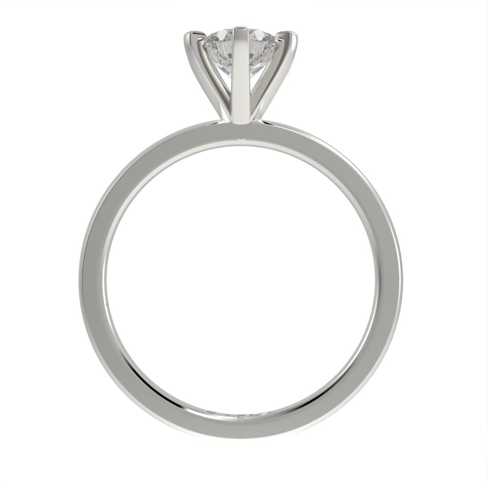 Solitaire engagement ring