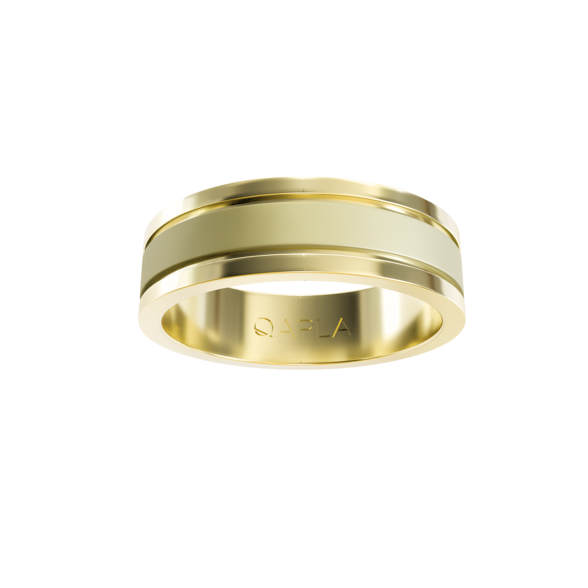 Twin Line Center Matte Band