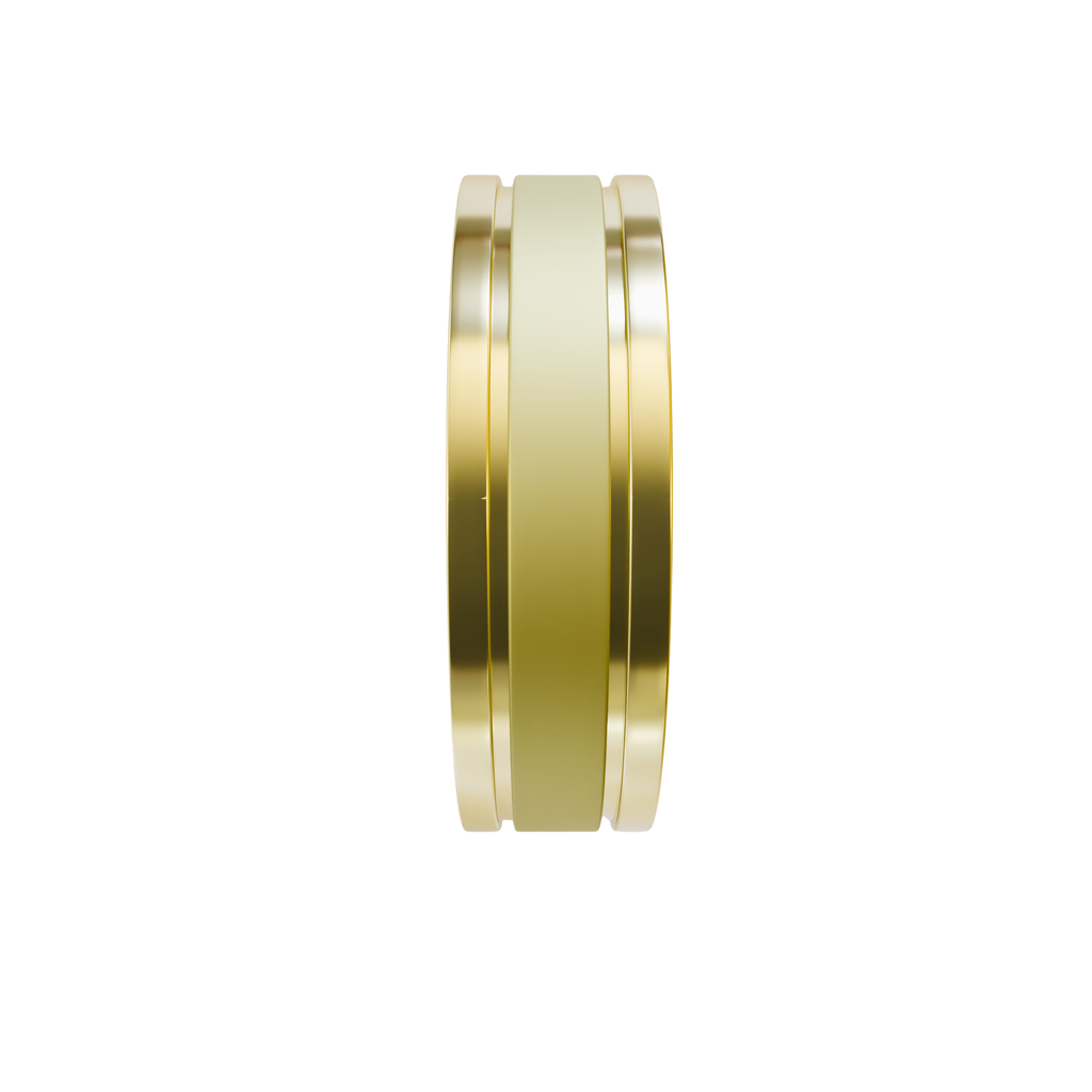 Twin Line Center Matte Band