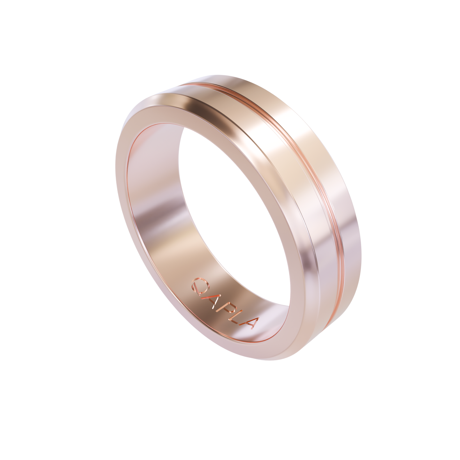 Classic Groove Bevel Edge Band