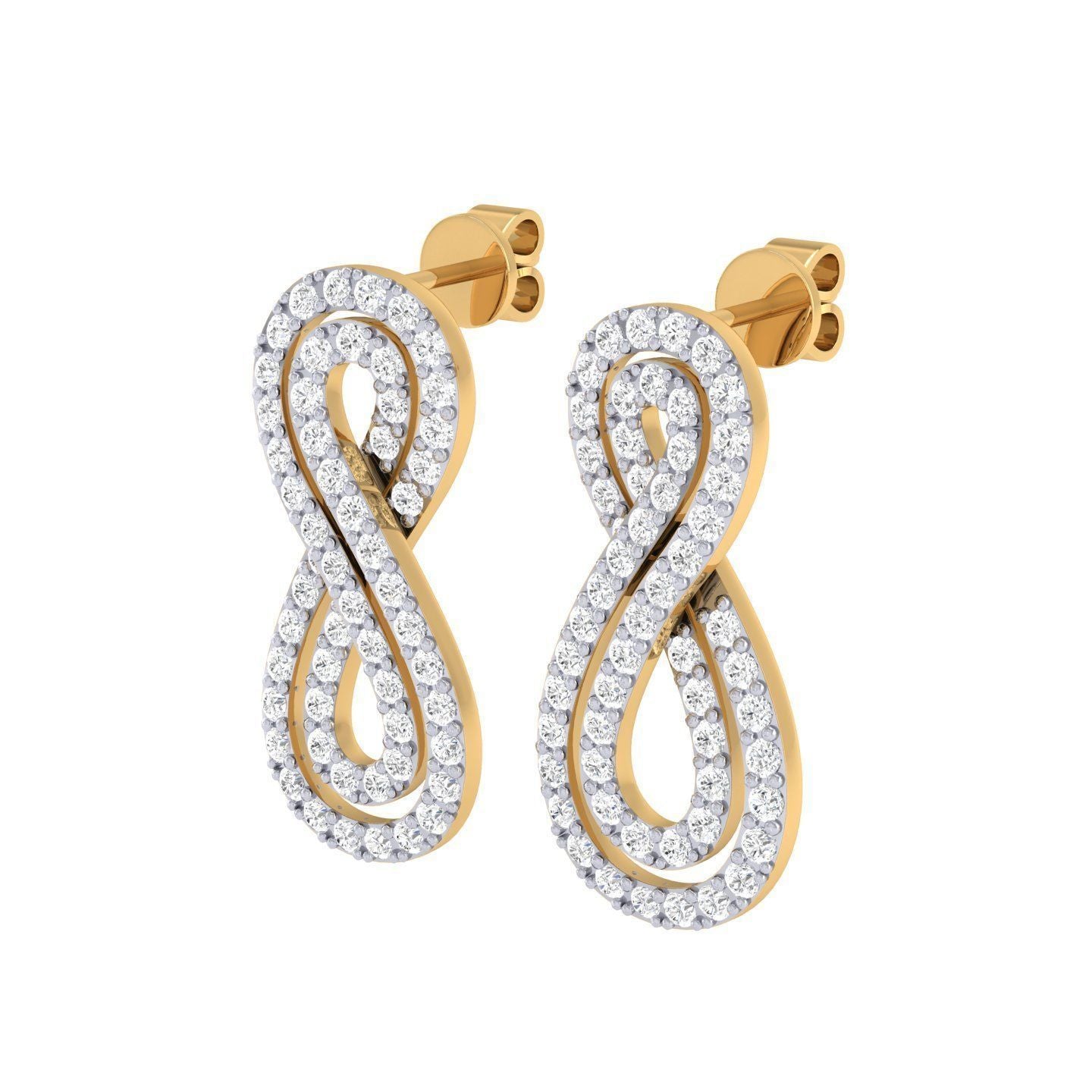 Infinity Drop Earrings