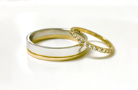 Two-Tone Yellow&White Gold