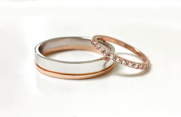 Two-Tone Rose&White Gold