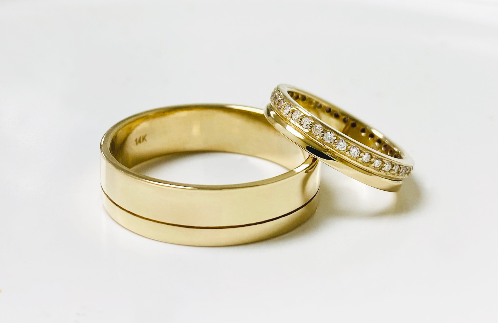 Yellow Gold Matching Set