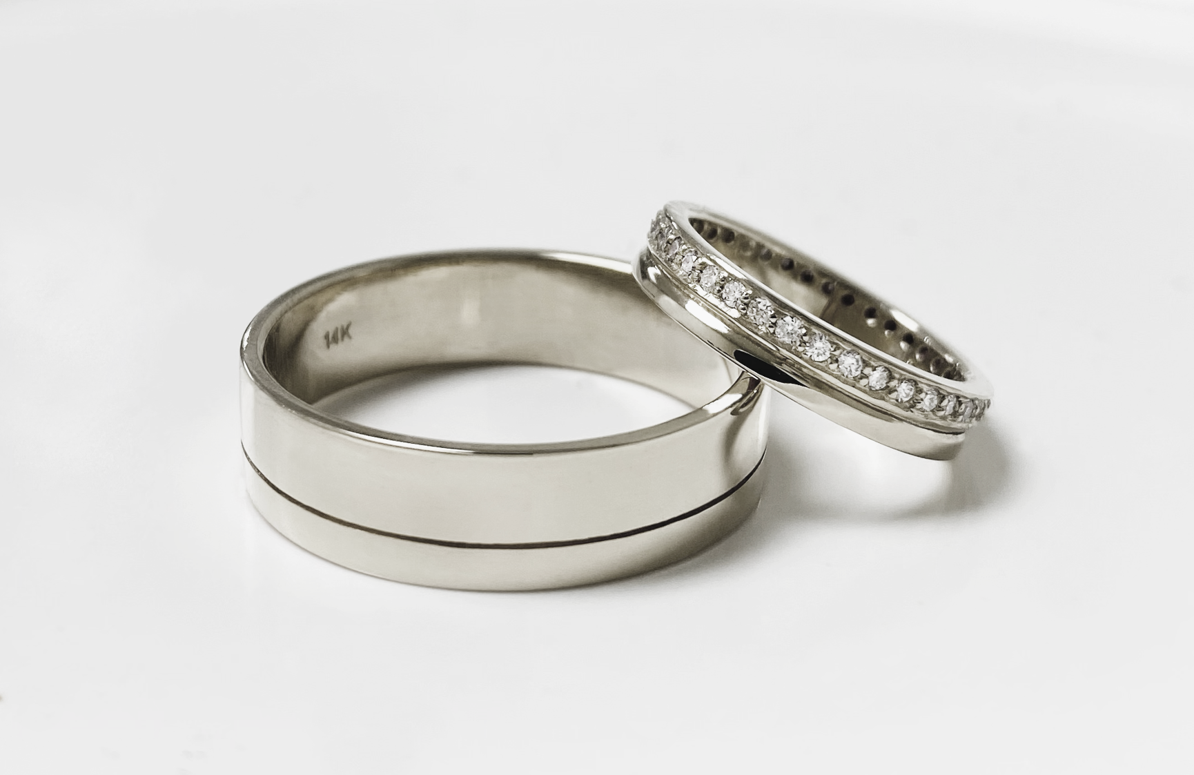 White Gold Matching Set