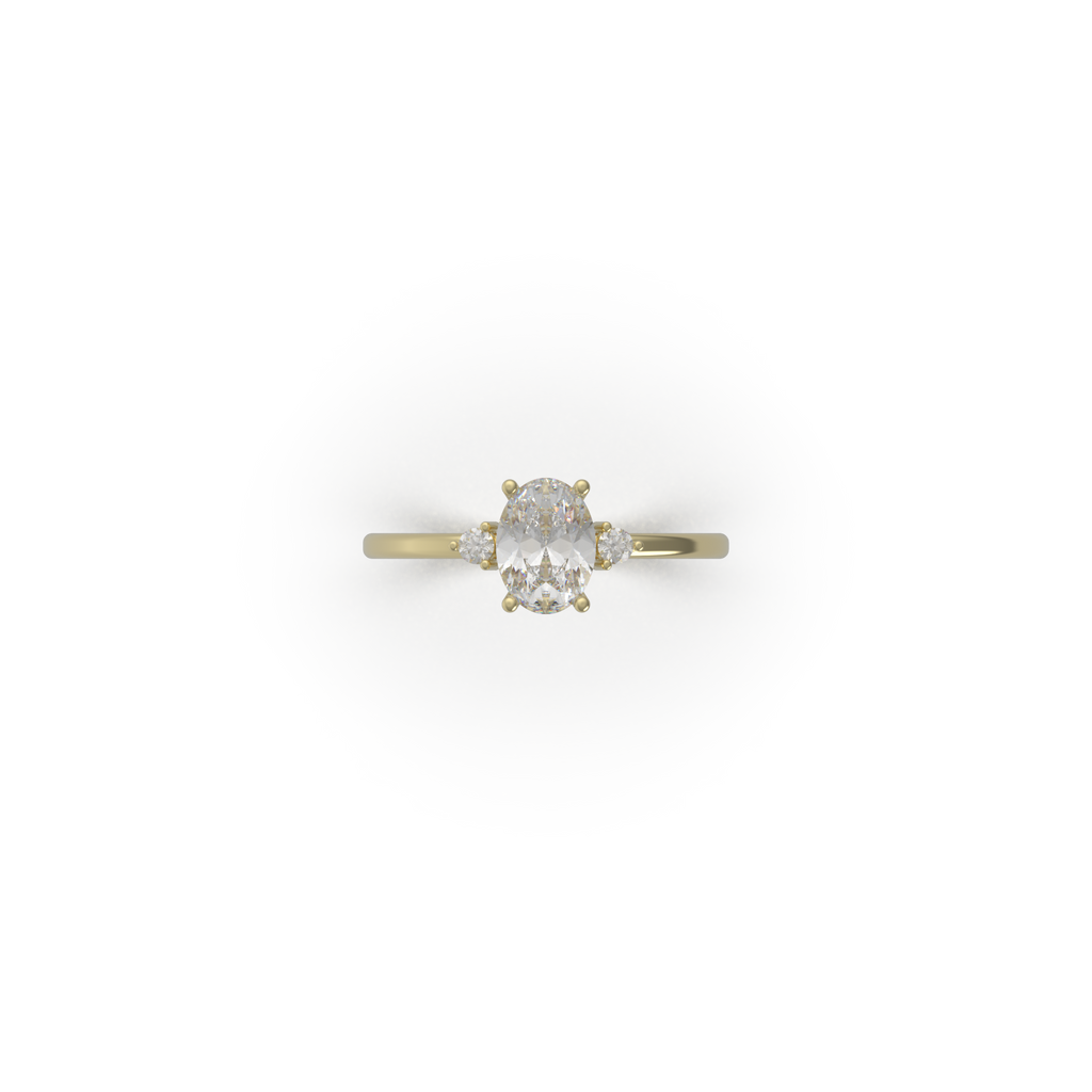 Oval Engagement Ring