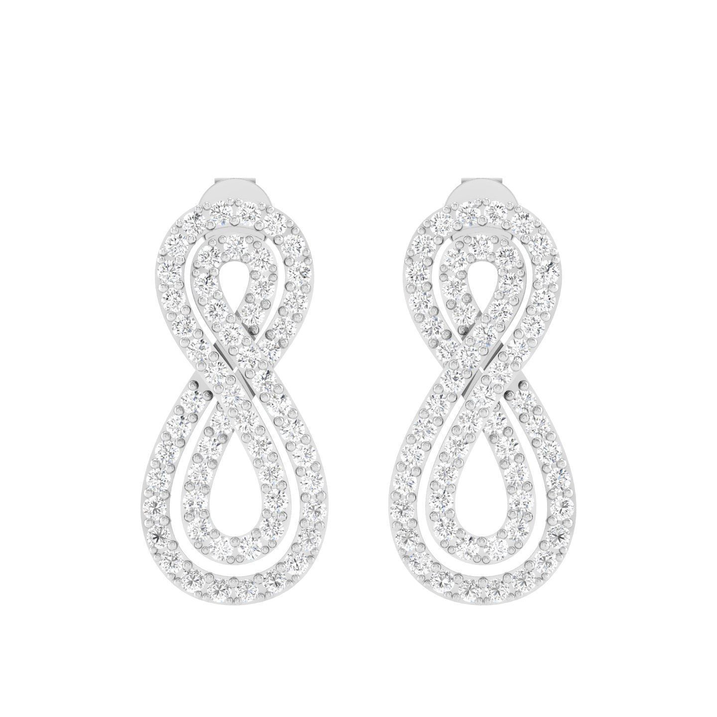 Infinity Drop Earrings
