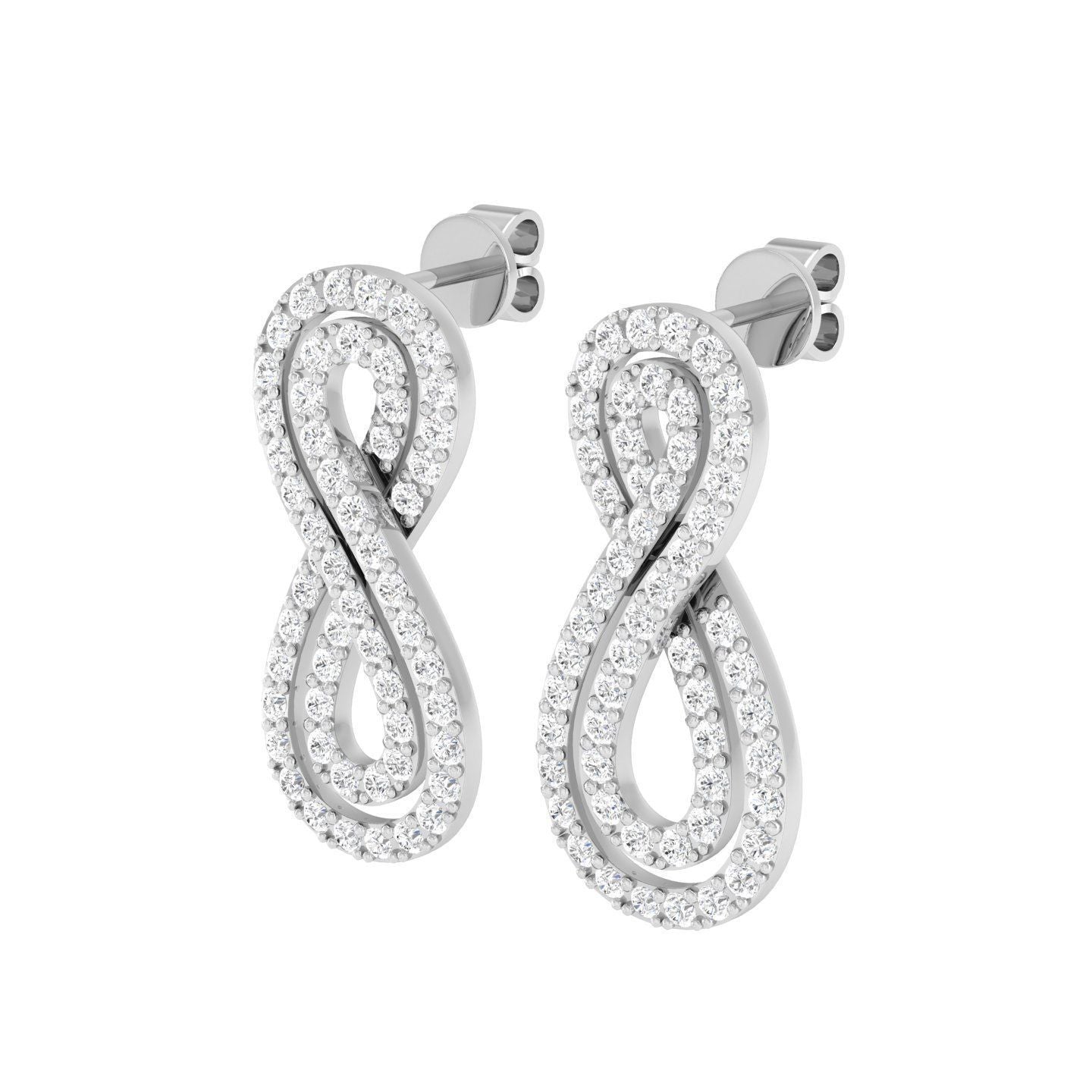 Infinity Drop Earrings