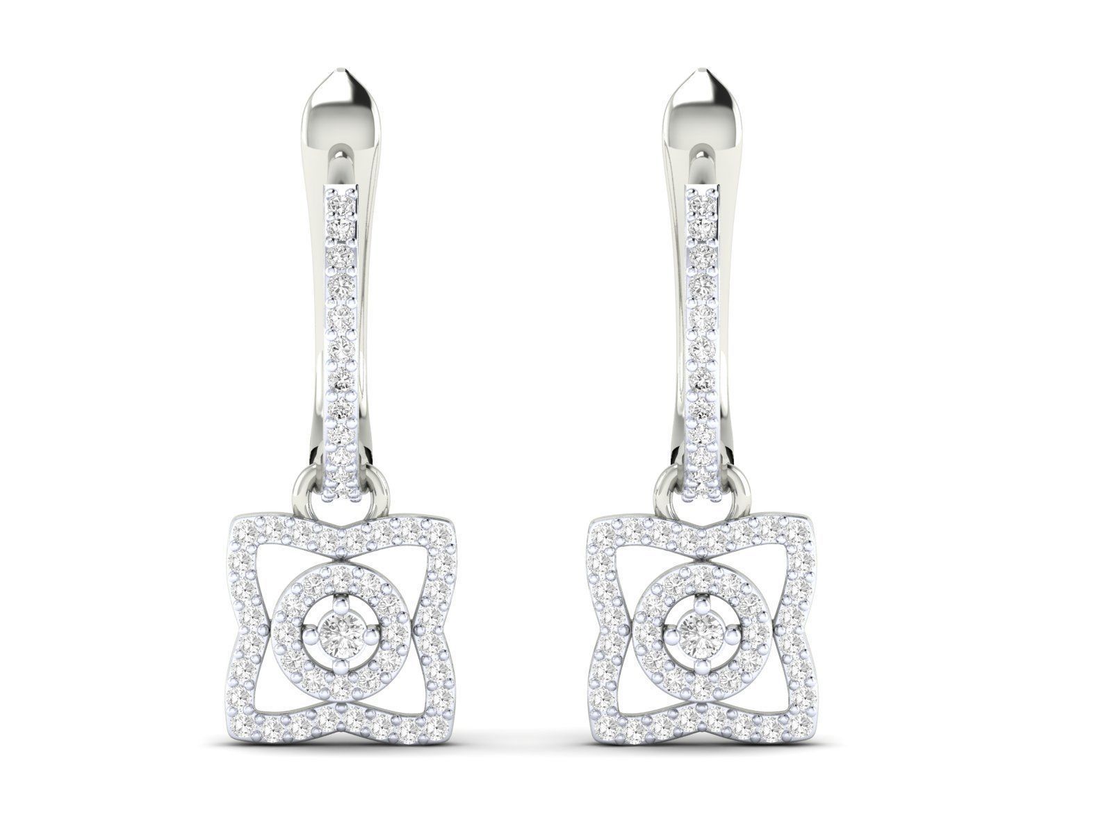 Floral Drop Earrings