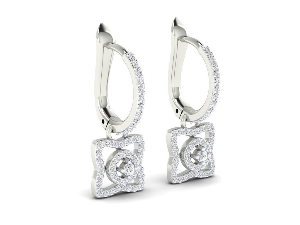 Floral Drop Earrings