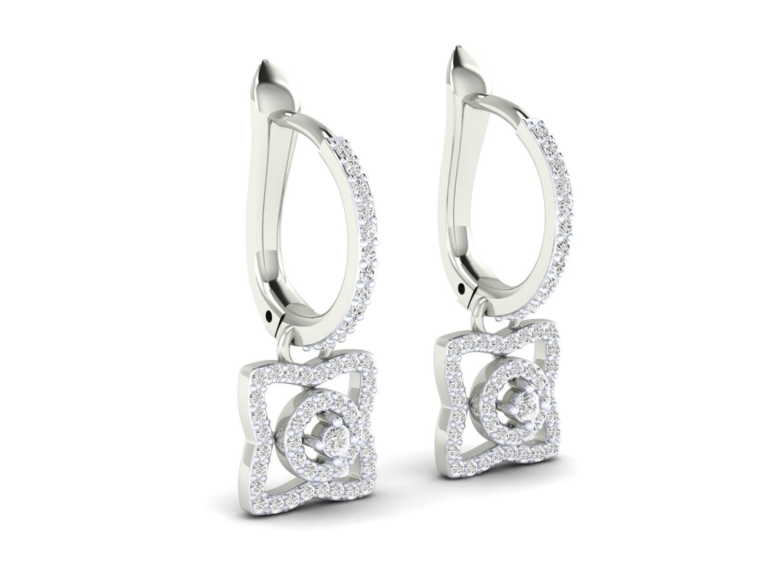 Floral Drop Earrings