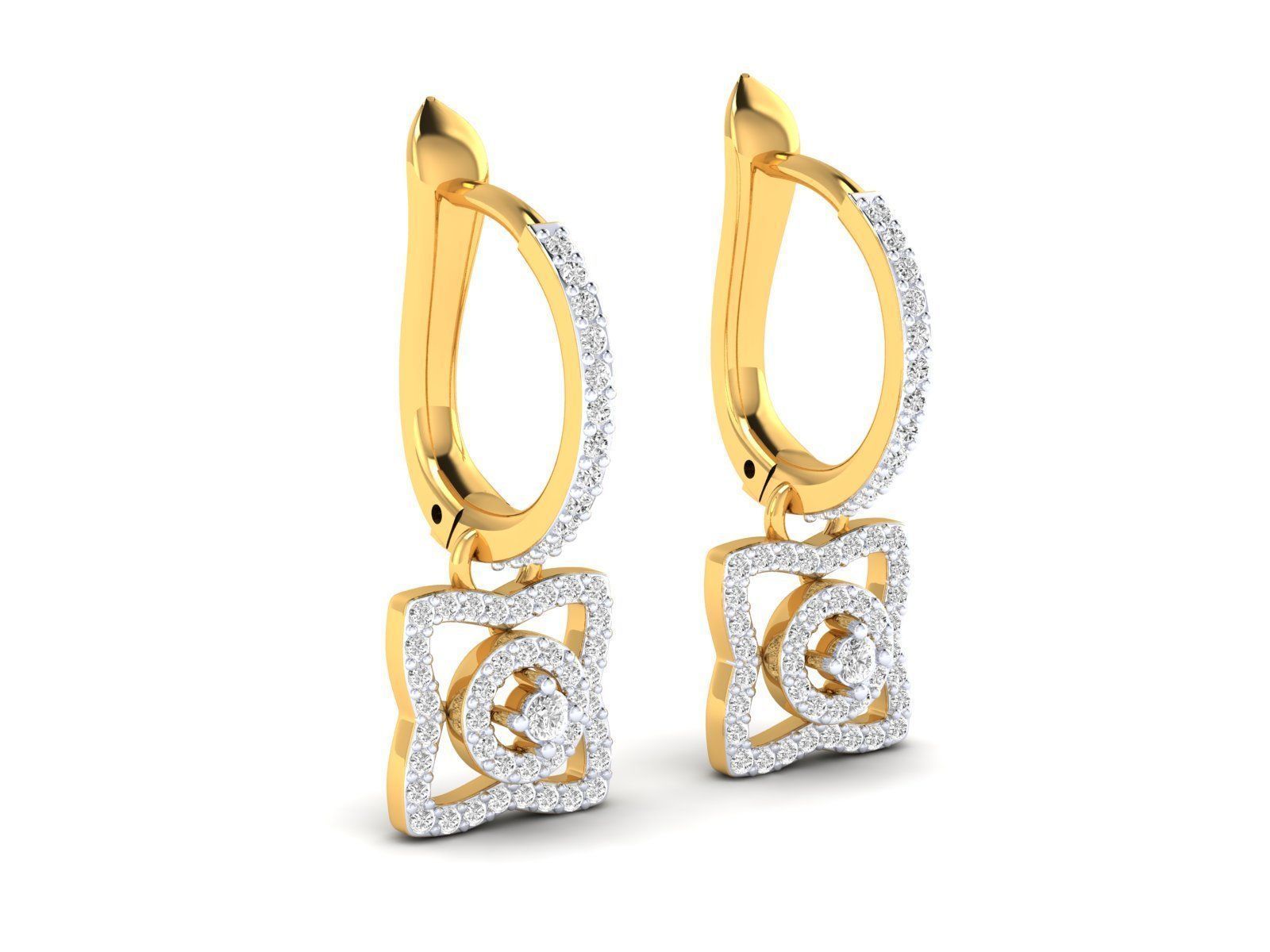 Floral Drop Earrings