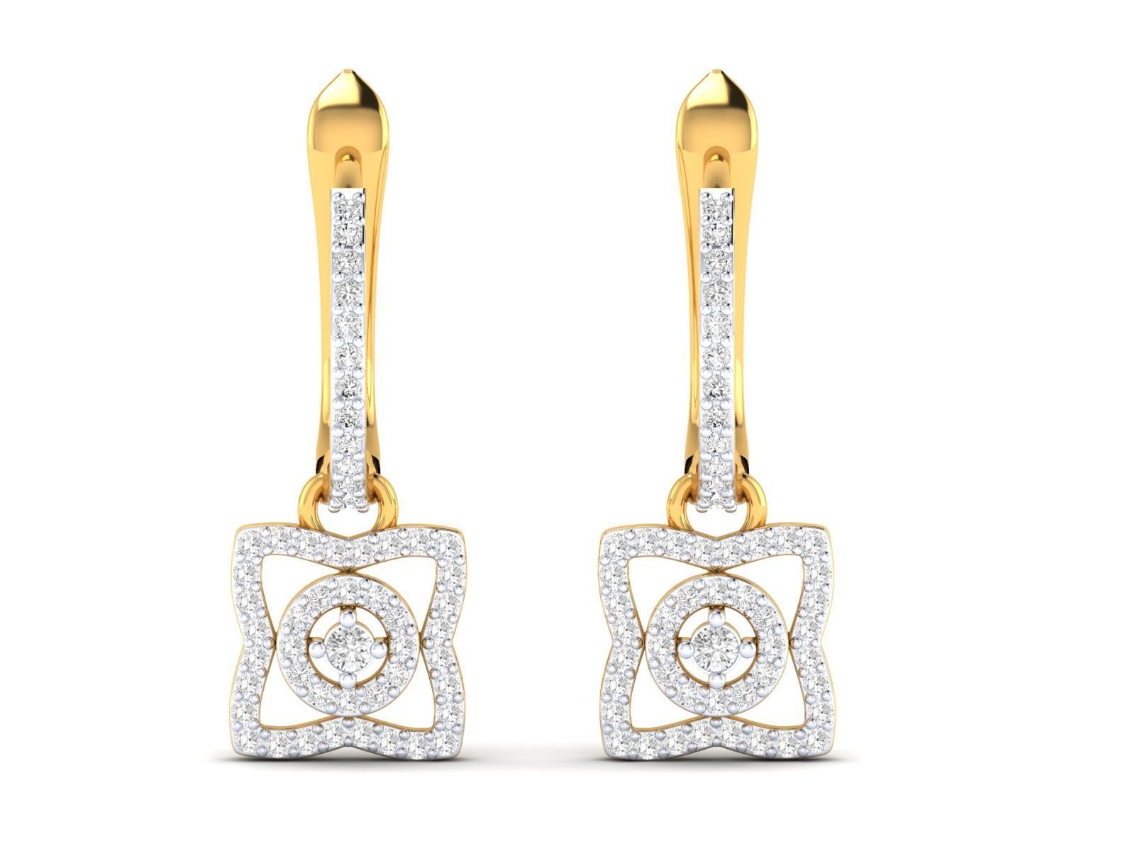 Floral Drop Earrings