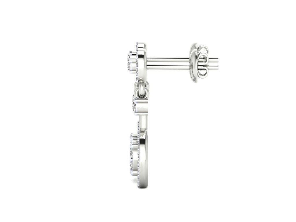 Round Drop Earrings