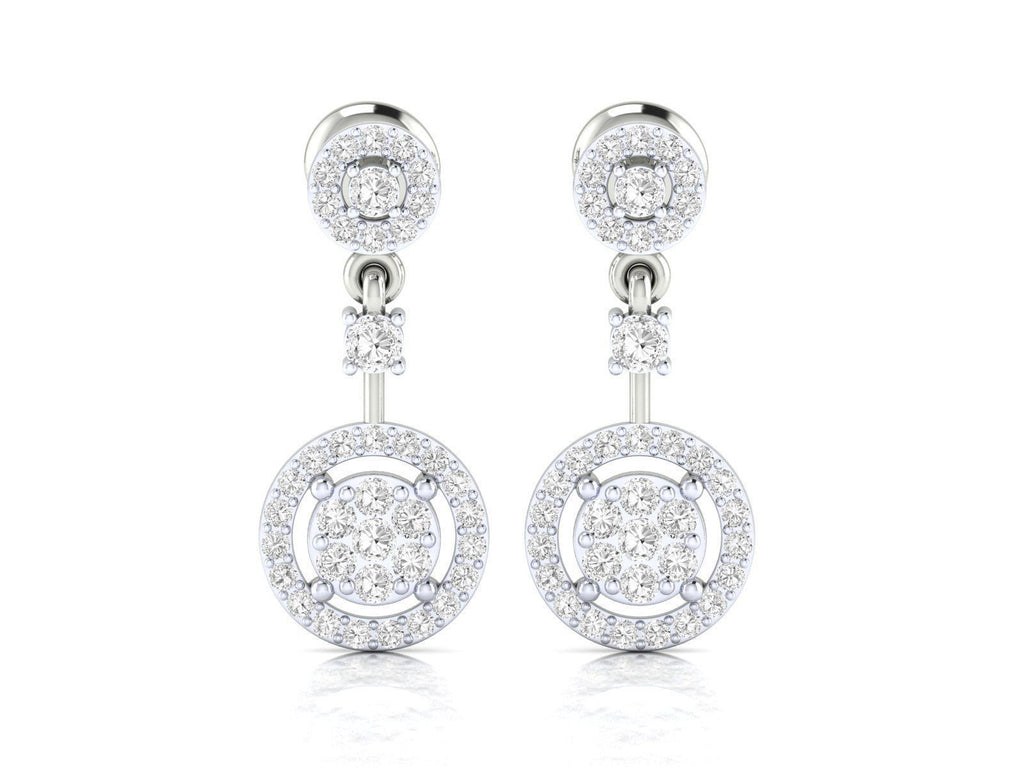 Round Drop Earrings